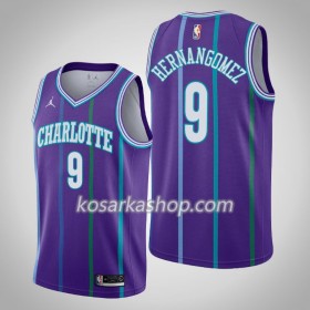 Dres Charlotte Hornets Willy Hernangomez 9 Jordan Brand 2019-20 Hardwood Classics Swingman